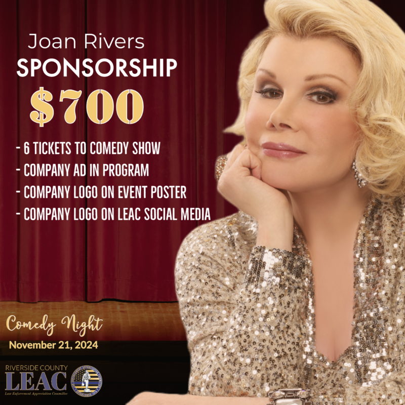 Comedy Night Sponsor - Joan Rivers