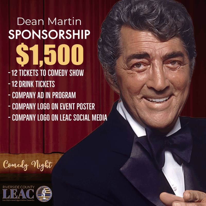 Comedy Night Sponsor - Dean Martin