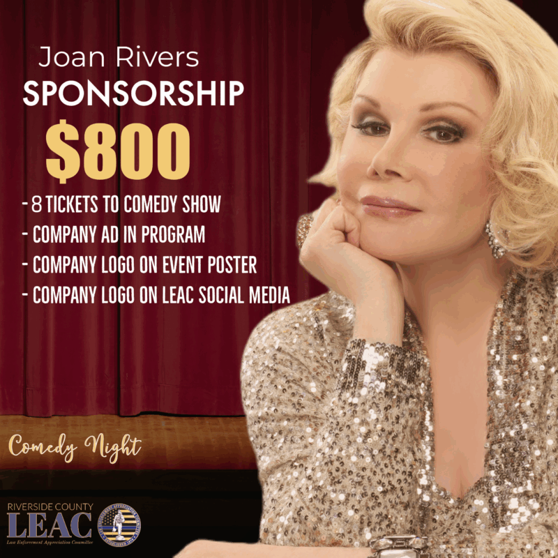 Comedy Night Sponsor - Joan Rivers